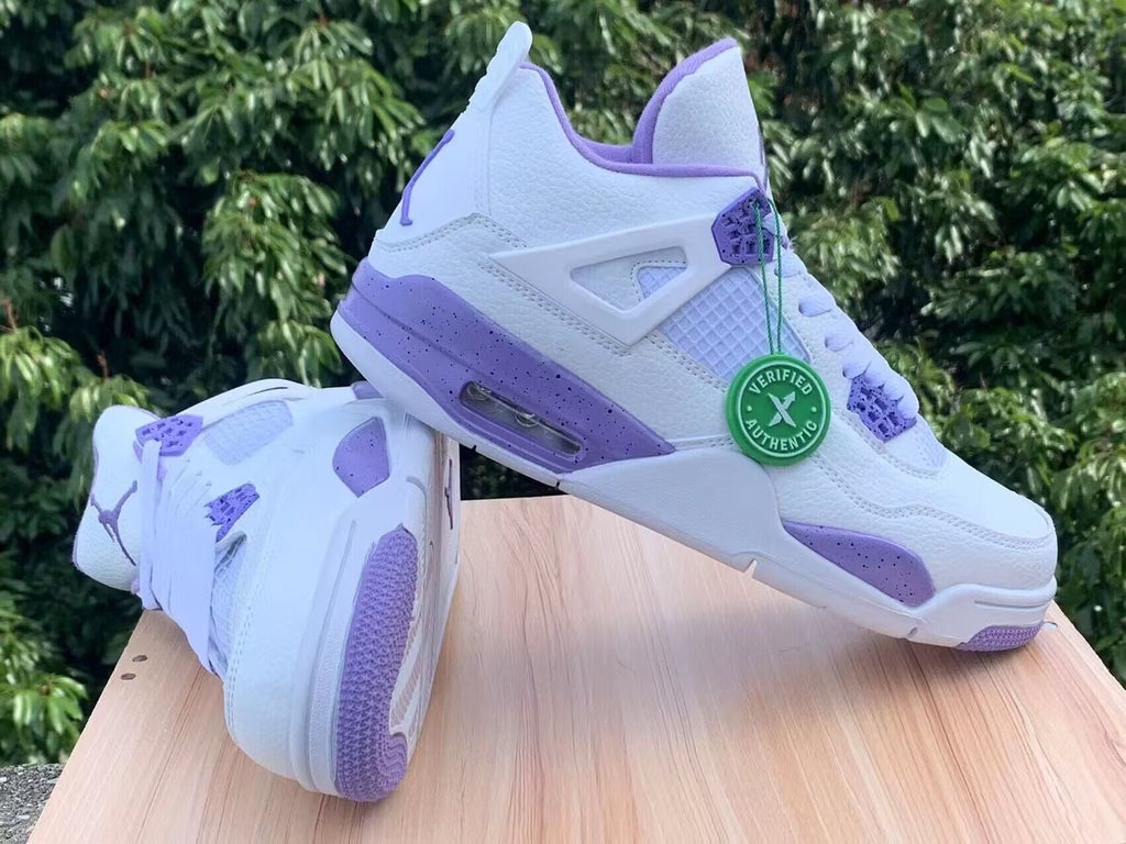 Air Jordan 4 Retro 'White Purple'