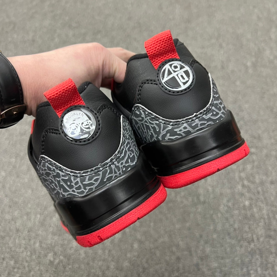 Air Jordan 3.5 Spizike Low Black Red